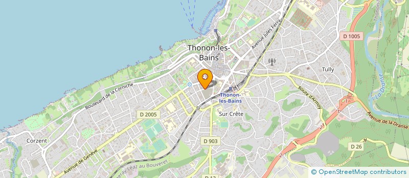 localisation de l'entreprise LY à THONON-LES-BAINS