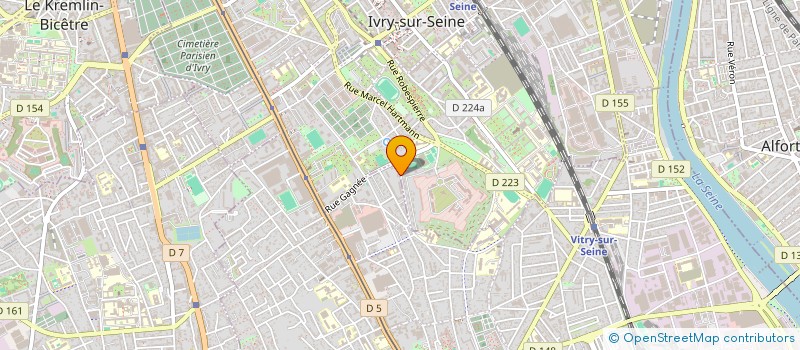 localisation de l'entreprise LY & FILS à VITRY-SUR-SEINE