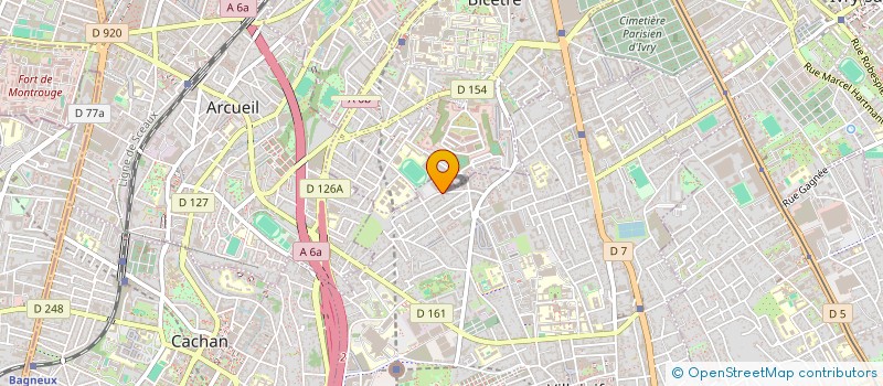 localisation de l'entreprise LY HOLDING  VILLEJUIF