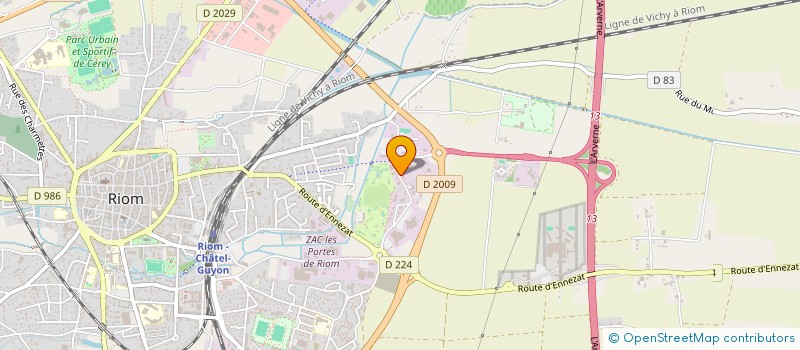 localisation de l'entreprise LY IMMOBILIER  RIOM