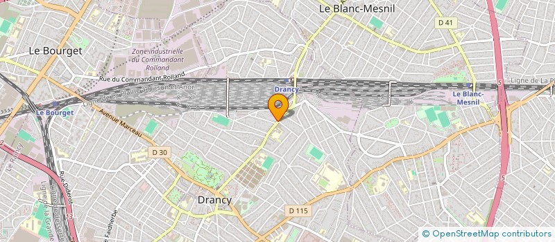 localisation de l'entreprise LY.INNOVATION à DRANCY