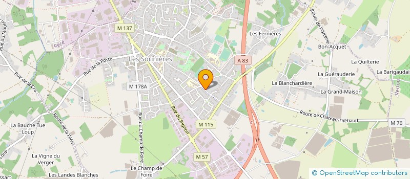localisation de l'entreprise LY-LICAR à LES SORINIERES