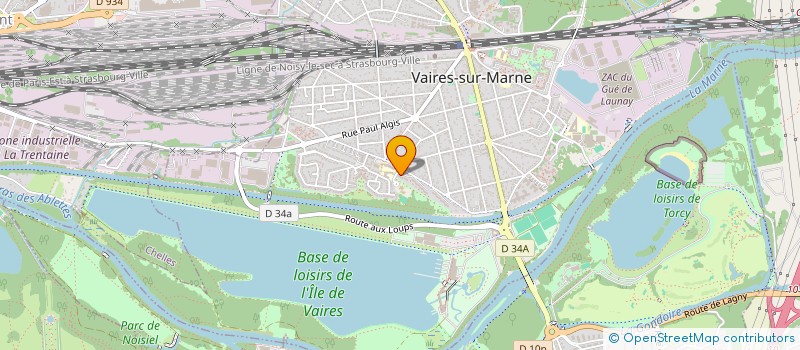 localisation de l'entreprise LY-MARKET  VAIRES-SUR-MARNE
