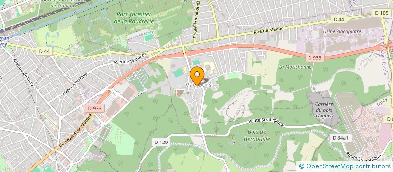 localisation de l'entreprise LY'S VTC  VAUJOURS