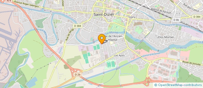 localisation de l'entreprise LY-TRANS à SAINT-DIZIER