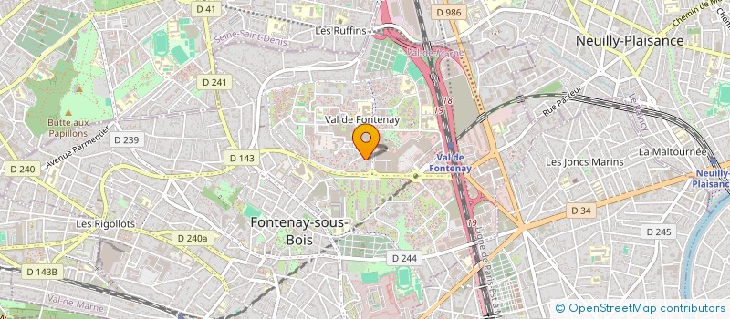 localisation de l'entreprise LY TRANSPORT à FONTENAY-SOUS-BOIS