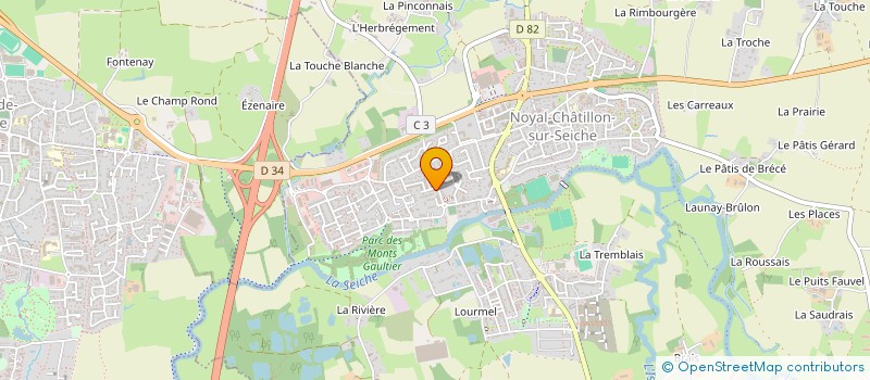 localisation de l'entreprise LY TRANSPORT SOLUTIONS  NOYAL-CHATILLON-SUR-SEICHE