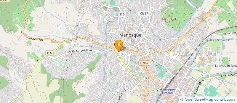 localisation de l'entreprise LY YOBOUKO  MANOSQUE