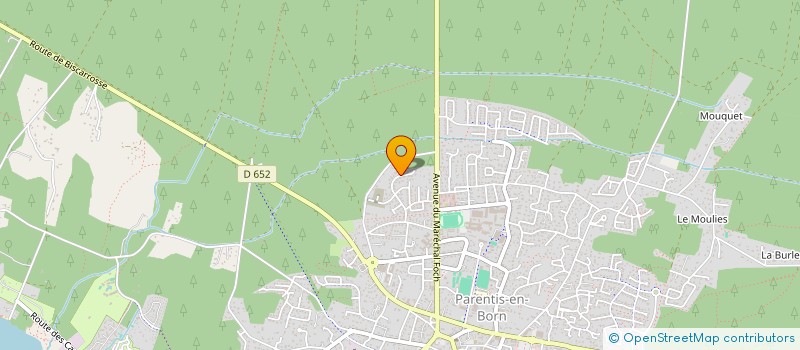 localisation de l'entreprise LY3S  PARENTIS-EN-BORN