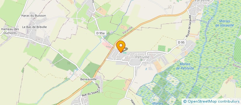 localisation de l'entreprise LYA à PETIVILLE
