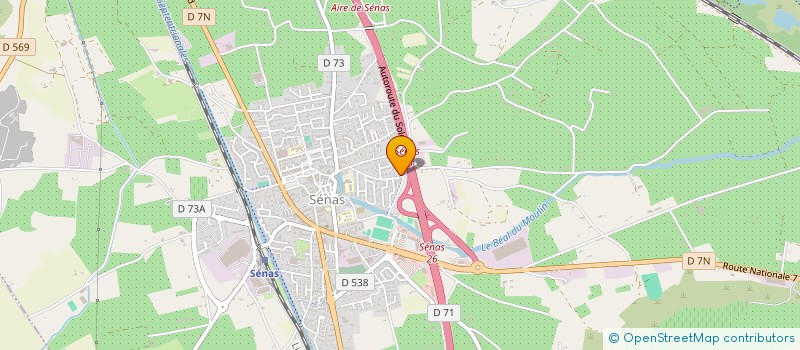 localisation de l'entreprise LYA  SENAS