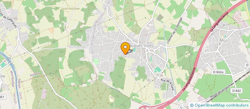 localisation de l'entreprise LYA  AIGUES-VIVES