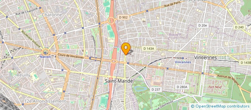 localisation de l'entreprise LYA CONSULTING  SAINT-MANDE