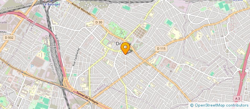 localisation de l'entreprise LYA FIBRE SERVICE à DRANCY