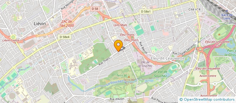 localisation de l'entreprise LYA & JOY  LIEVIN