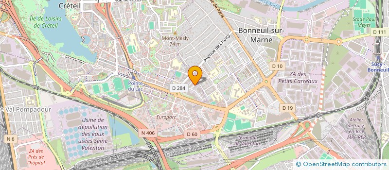 localisation de l'entreprise LYA PARIS à CRETEIL