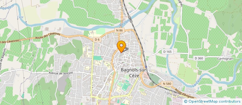localisation de l'entreprise LYA SHOP à BAGNOLS-SUR-CEZE