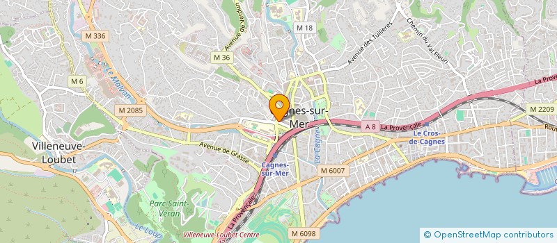 localisation de l'entreprise LYAD  CAGNES SUR MER
