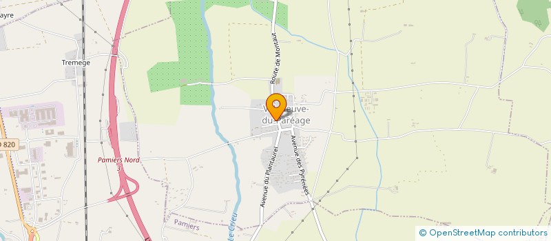 localisation de l'entreprise LYAD à VILLENEUVE-DU-PAREAGE