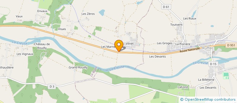 localisation de l'entreprise LYAG DEVELOPPEMENTS à LE BLANC