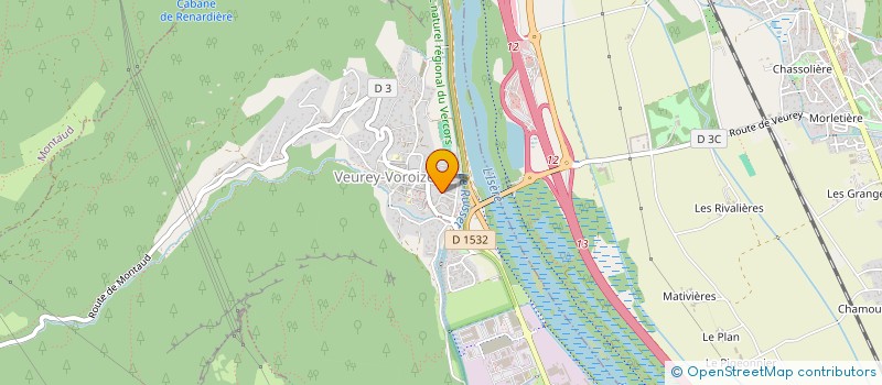 localisation de l'entreprise LYAH CONNECT  VEUREY-VOROIZE