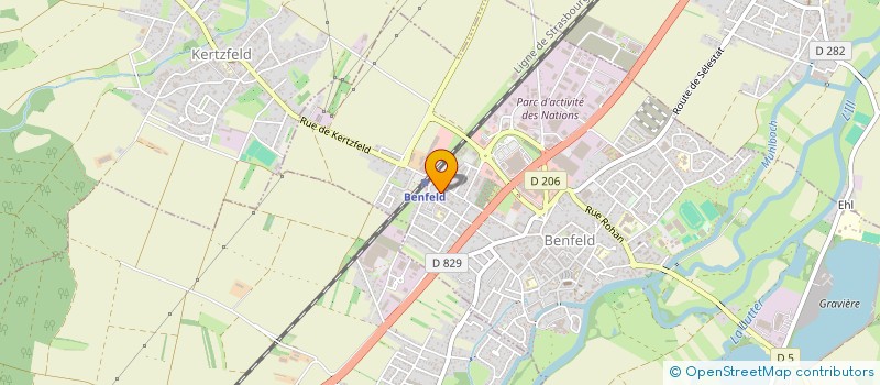 localisation de l'entreprise LYAH PRODUCTION  BENFELD