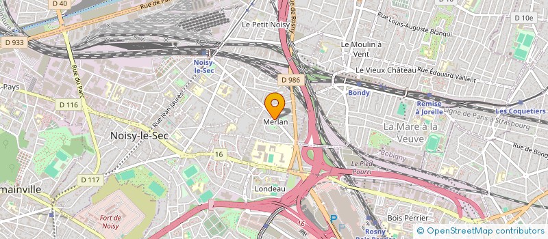 localisation de l'entreprise LYAM à NOISY-LE-SEC