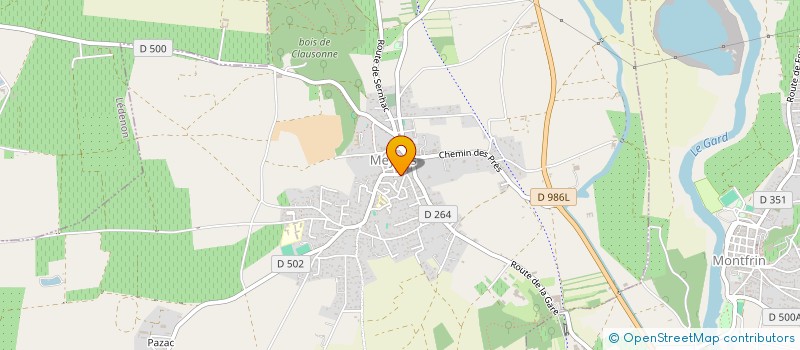 localisation de l'entreprise LYAM INVEST  MEYNES