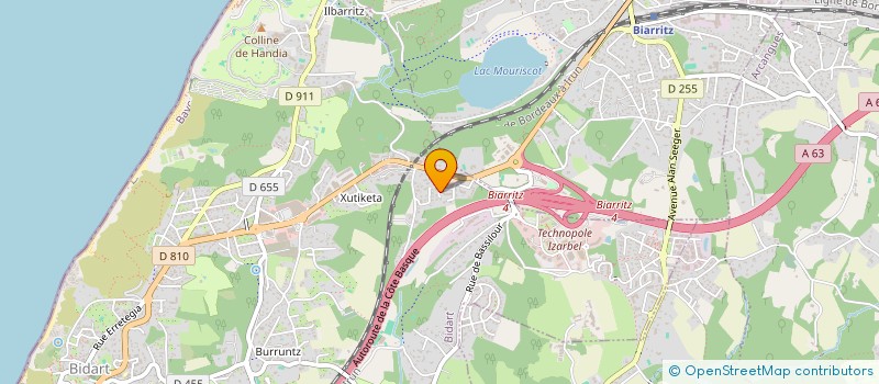 localisation de l'entreprise LYAMORS DJ à BIDART