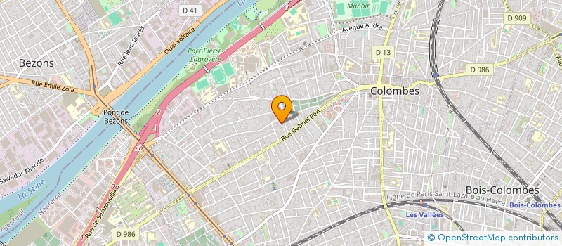 localisation de l'entreprise LYAN IMPORT EXPORT à COLOMBES