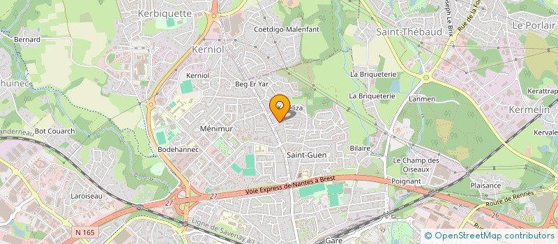 localisation de l'entreprise LYANA à VANNES