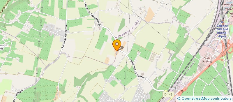 localisation de l'entreprise LYANA & LEYANN  CHATEAUNEUF-SUR-ISERE