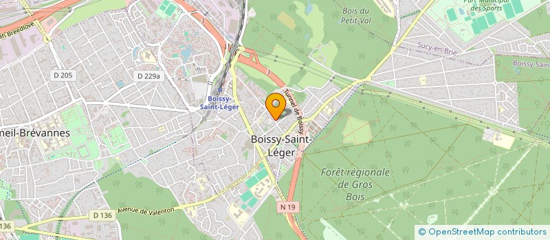 localisation de l'entreprise LYANA LOGISTIQUE à BOISSY-SAINT-LEGER