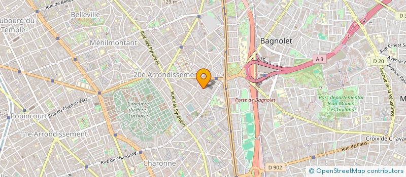 localisation de l'entreprise LYANES  PARIS