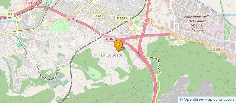 localisation de l'entreprise LYANIS à AUBAGNE