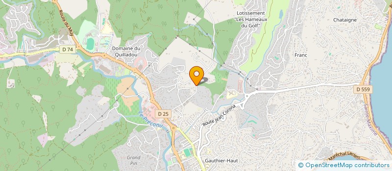 localisation de l'entreprise LYANN à SAINTE-MAXIME