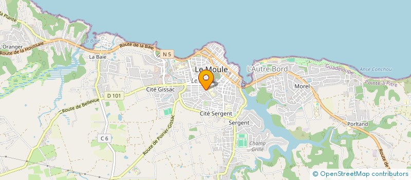 localisation de l'entreprise LYANNAJ A BELOTE à LE MOULE