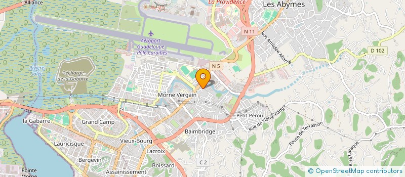 localisation de l'entreprise LYANNAJ AGENCY  LES ABYMES