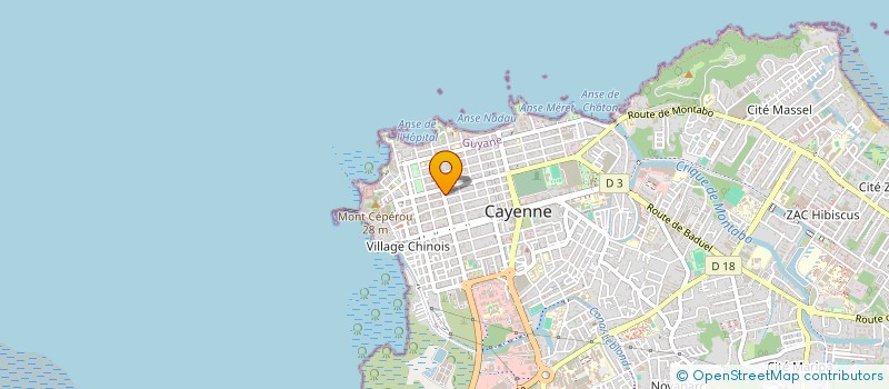 localisation de l'entreprise LYANNE  CAYENNE