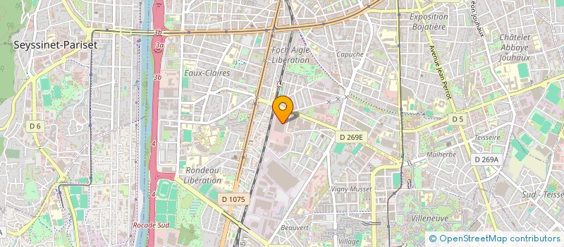 localisation de l'entreprise LYARD PRIMEURS à GRENOBLE