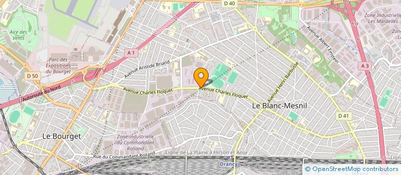 localisation de l'entreprise LYAS à LE BLANC-MESNIL