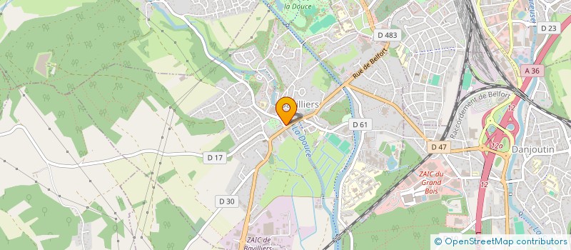 localisation de l'entreprise LYASS à BAVILLIERS