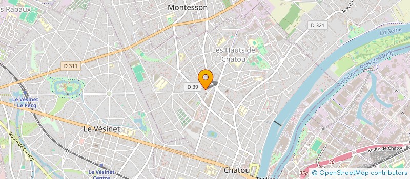 localisation de l'entreprise LYAUCY  CHATOU