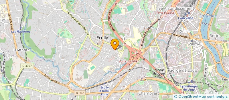 localisation de l'entreprise LYAUTEY  ECULLY