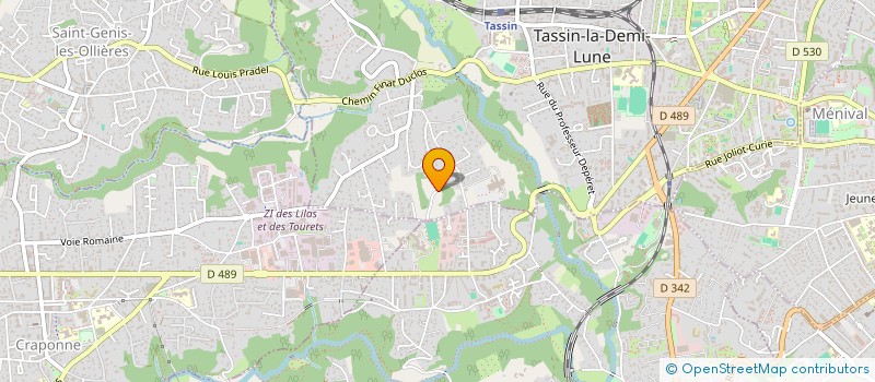 localisation de l'entreprise LYB  TASSIN-LA-DEMI-LUNE