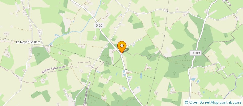 localisation de l'entreprise LYB  BALLON-SAINT MARS