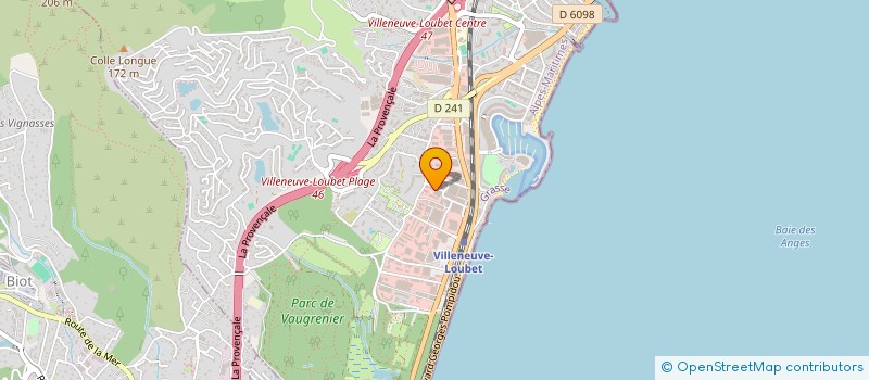 localisation de l'entreprise LYB à VILLENEUVE-LOUBET