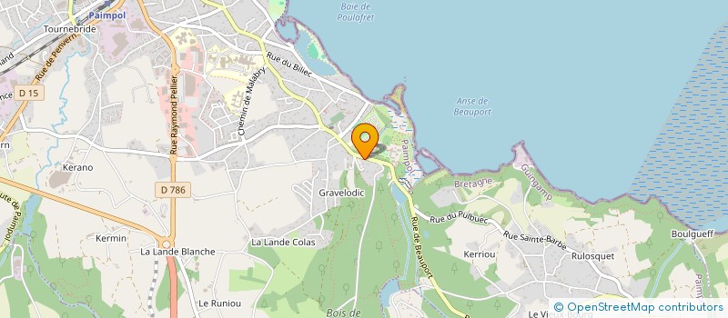 localisation de l'entreprise LYBAKAPA  PAIMPOL