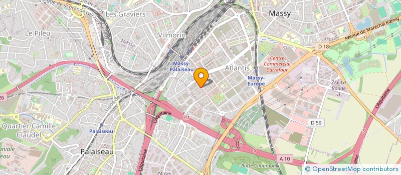 localisation de l'entreprise LYBELLULE SAS à MASSY