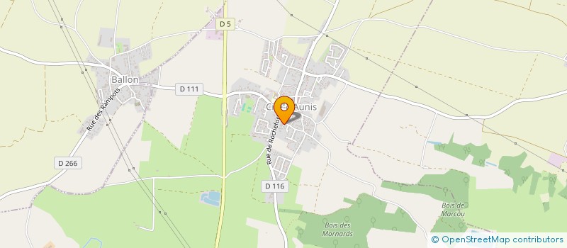 localisation de l'entreprise LYBEMOUVE à CIRE-D'AUNIS